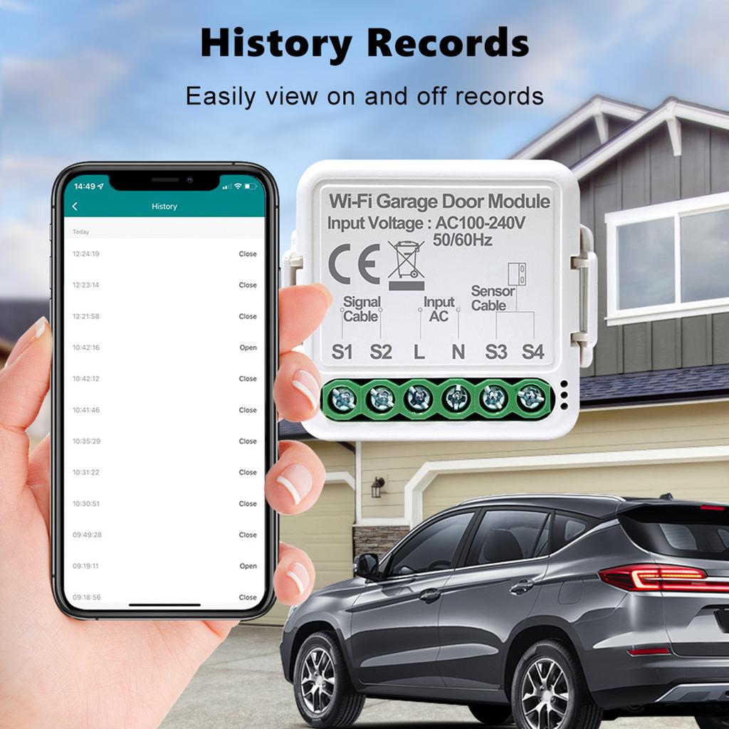 Smart Switch Control Switch Electrical Switches Sharing Function WIFI+Bluetoothn Intelligent Linkage 5 Meters Cable