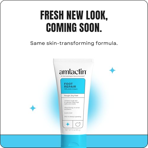 Foot Repair Foot Cream Therapy | Smooths Rough, Dry Feet | Powerful Alpha-Hydroxy Therapy Gently Exfoliates | Lactic Acid (AHA) | Softens Tough, Dry S