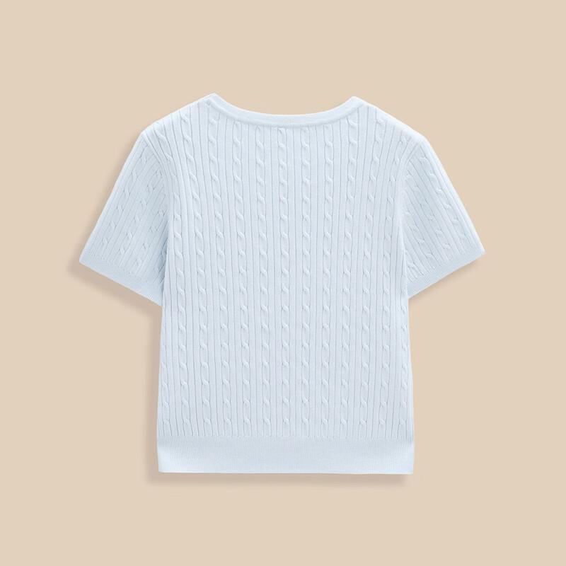 IEF Petite Korean Style Gentle Knitted Top