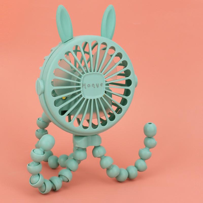 Fan for Cart Stroller Fan Portable Outdoor Fan Clip On for Baby 600mAh USB Rechargeable Handheld Electric Fan for Home 3 Speeds