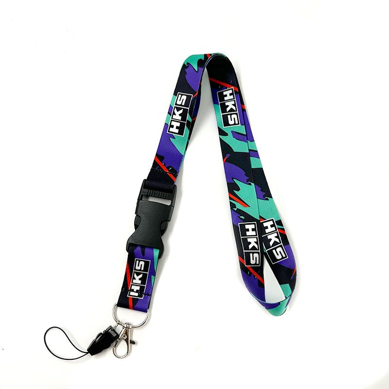 JDM Anime Lanyard: Durable Silk Woven Neck Strap for Phone and ID Badge Holders