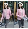 Medium velvet vest liner thickened padded jacket women's winter short padded jacket plush casual long-sleeved padded jacket