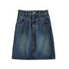 Early Summer Half Length Denim Half-Length Fat Sister Casual Short Skirt