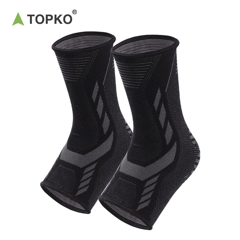 TOPKO Stocked New Arrival Knitted Ankle Pads Set Ankle Guard Pad Padded Ankle Socks S