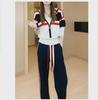 2024 Women's Korean Style Slim Fit Sports Sweatshirt Two-Piece Suit