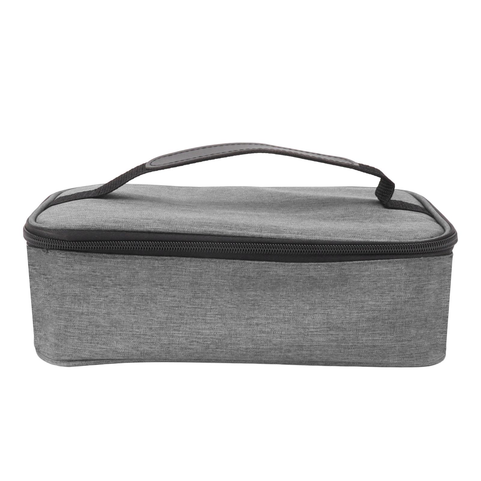 

Lunch Bag 3.2L Large Capacity Leakproof Oxford Fabric Portable Handle Insulated Lunch Bag for серый