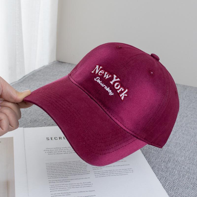 Spring And Summer American Retro Letter Embroidered Baseball Cap Female Street Trend Face Small Peaked Cap Male