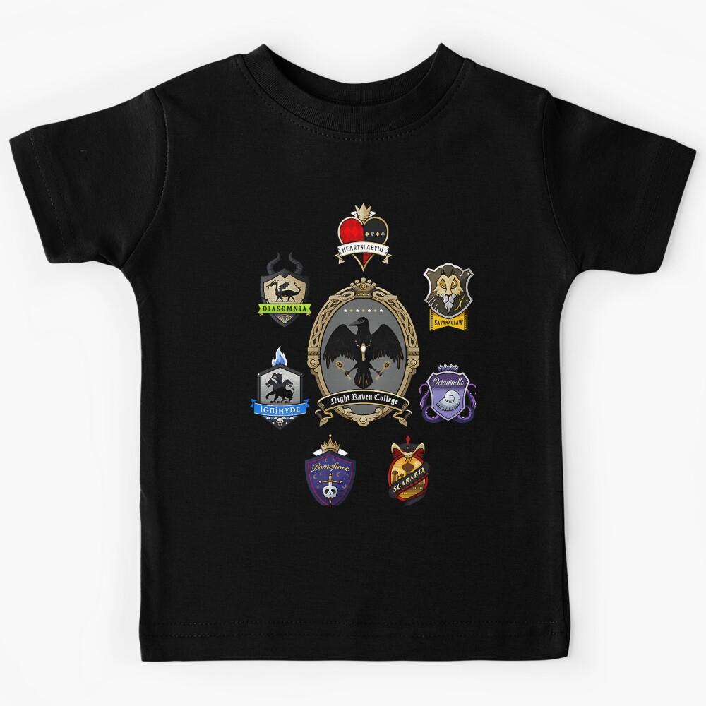 Night Raven College & Dorms (Twisted Wonderland) Kids T-Shirt 100