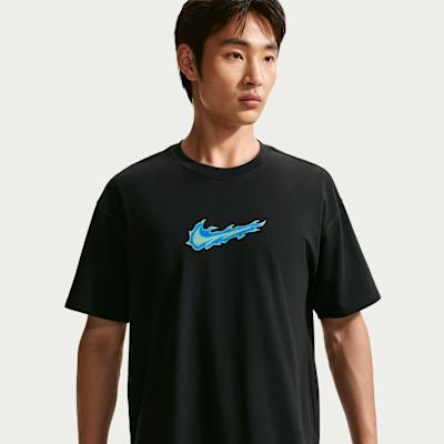 Nike T Shirts Men s Black Crew Neck M
