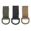 10 Stück D-Ring Clip Gurt Haken Schlaufe Rucksack Zubehör Wasserflasche Schlüsselanhänger Jagd Karabiner Adapter Gurtband Befestigungsgurt