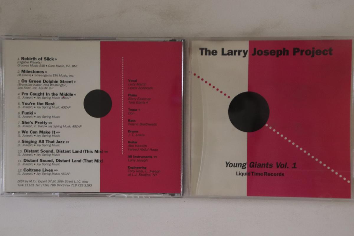 

CD LARRY JOSEPH PROJECT - Young Giants Vol. 1 LTR001 LIQUID TIME US Jazz Used