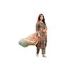 ANNI DESIGNER Women's Cotton Blend Straight Printed Kurta with Pant & Dupatta (FTA Green_XL_Green_X-Large)