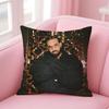Hot Cool Singer DDrake Cushion Cover Pillowcase Short Plush Invisible zipper Room Sofa Cushion Cover