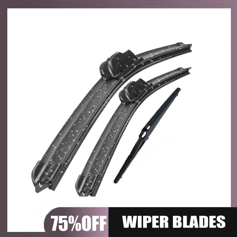 Suitable for Dodge Journey wiper blades 24 +19 +12U front and rear wipers 2017-2020 чёрный