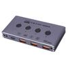 4X4 USB 3.2 Switch 10Gbps High Speed Type C USB A Switch Selector for Keyboard Mouse Printer Scanner EU Plug