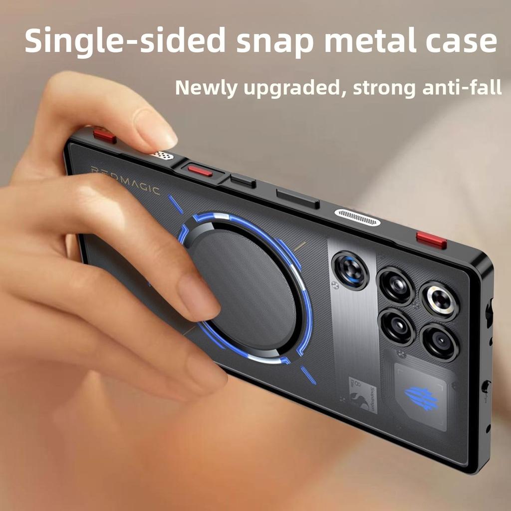 Magnetic Case For ZTE Red Magic 11 Pro Plus RedMagic 11 Pro Case Matte Acrylic Cover Skin-friendly Feel Red Magic 11 Pro+ Fundas