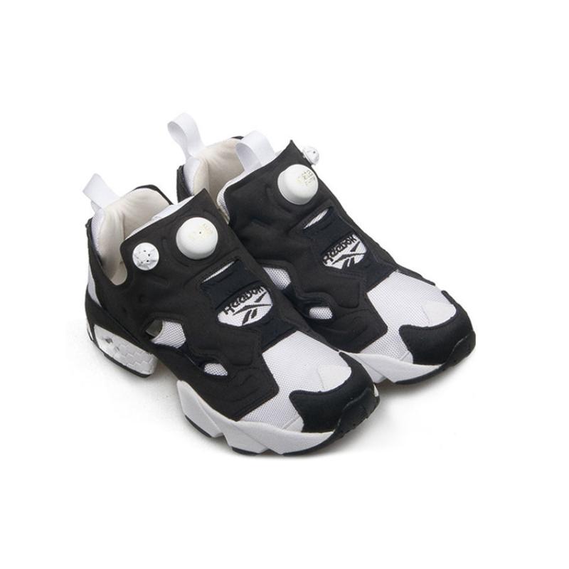 Reebok Instapump Fury Og Hollow Out Splicing Shoes/Sneakers Unisex Black White Sneakers M48559