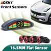 Professional Front Parking Sensor Kit Prefix Concealed Built-in Flat Parktronic  Assistant System Buzzer Alarm Not Backup Radar