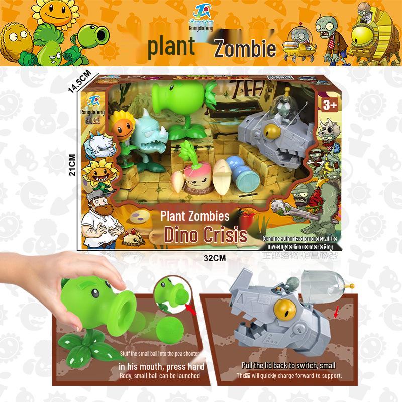 Plants vs. Zombies Toy Gift Set: Launcher Figures & Models
