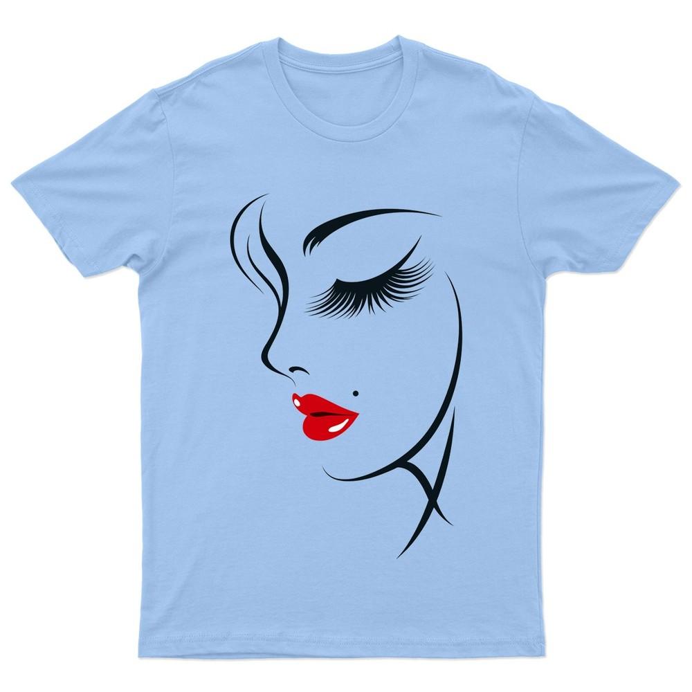 Minimalist Unisex Face Art Fashion Graphic Tee Unisexs TShirt Unisexs Top S