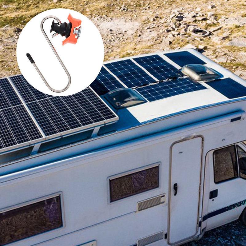 Single Aluminum Buckle S Hook Secure Cargo Tie Down Anchor Truck Rv Trailer Accessories Track Rail