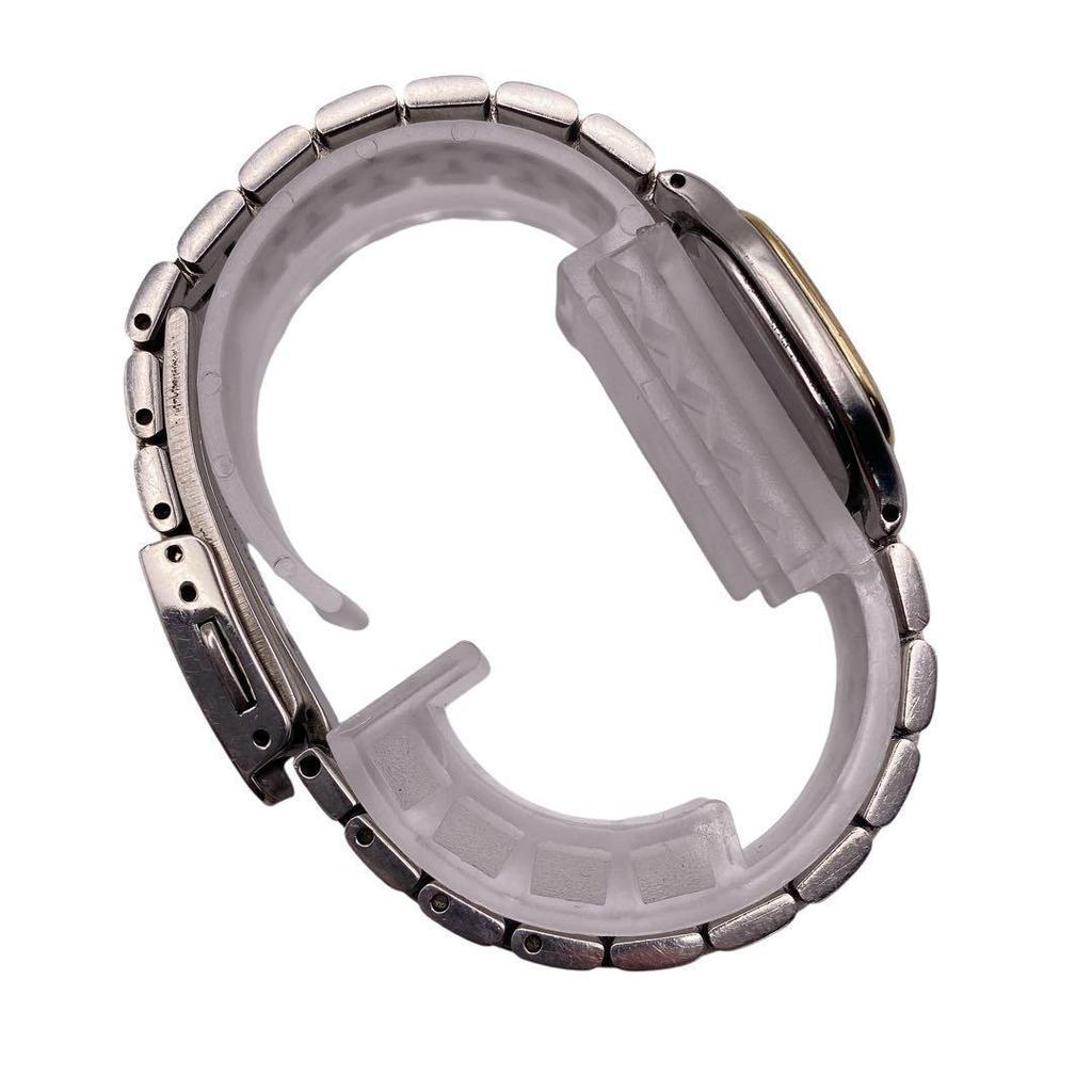 [USED] SEIKO Exceline Square Silver and Gold Watch 576