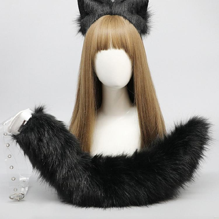 Faux Furs Foxes Therians Tail Electric Wolf Cats Foxes Tail Movable Animal Tail for Christmas Halloween Cosplay Party