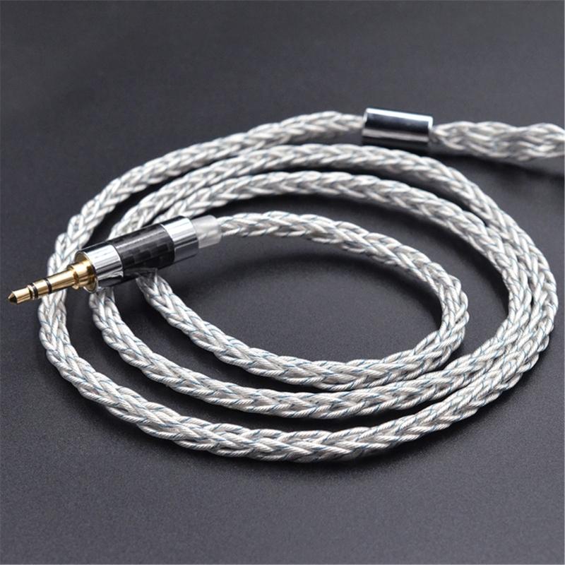 Hochwertiges C-Pin 0,75mm Kopfhörerkabel für ZS10PRO ZSN EDX ZEXPRO ZASZAX ASFAST ASXAS12 Kopfhörer Langlebiges Kabel