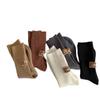 Zhuji Autumn/Winter Thick Cotton Slouch Socks with Embroidered Logo in Maillard Colors