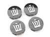 Set of 4 Toyota Crown 220 Series OEM Wheel Center Caps X (Part Number 42603-30680 4)
