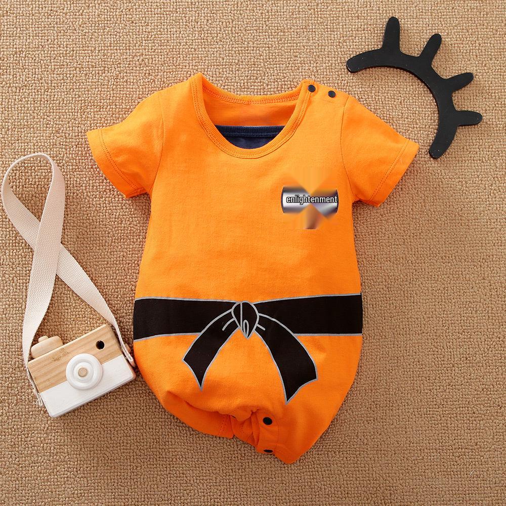 Goku Series Baby Short Sleeve Onesie - Newborn Cotton Romper