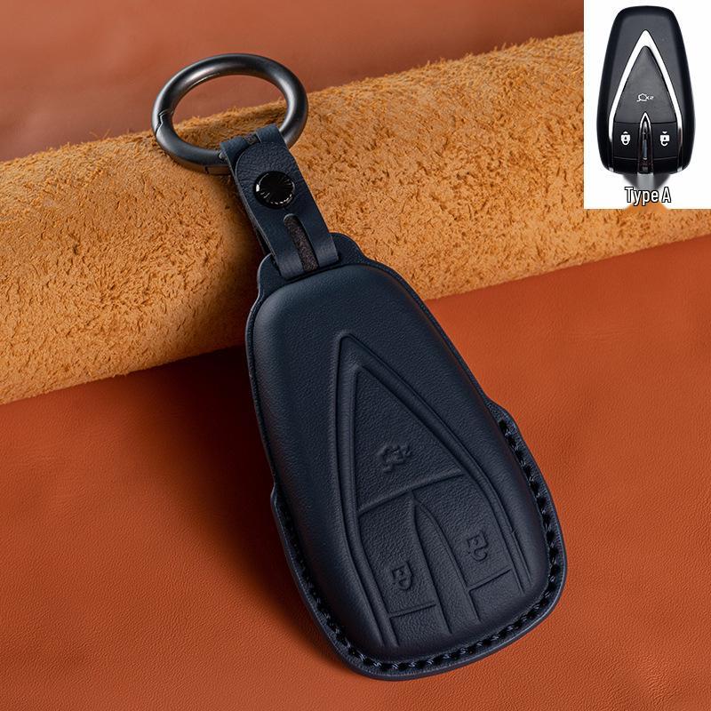 Changan Genuine Leather Key Case for EADO, CS75, CS35, CS55PLUS, Oshan X5/X7, UNI