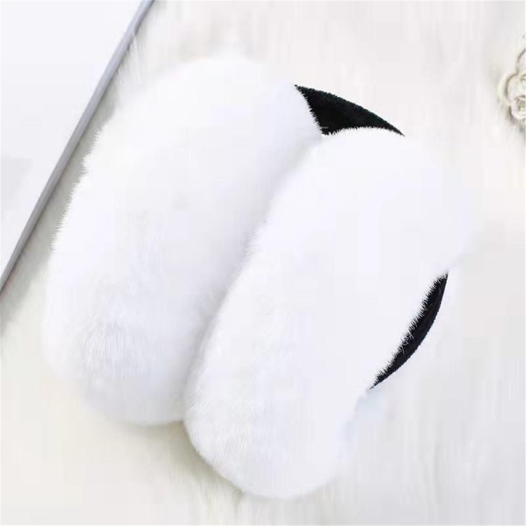 Winter Ear Warmers Behind-the-Head Adjustable Earmuffs Ear Warm Protector Thicken Plush Earmuff Ear Cover