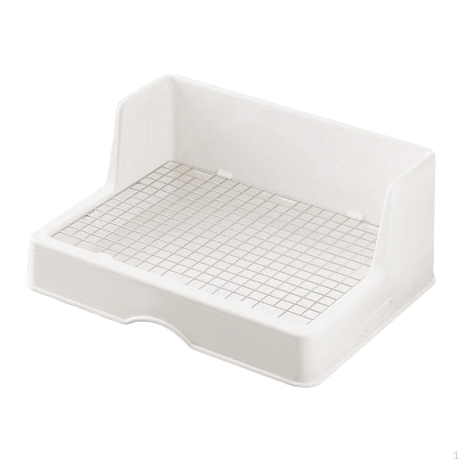 

Litter Box with Grid Bedding Corner Potty Toilet Pet Pan for Farm Garden Other Animals Guinea Small Grid 16mm