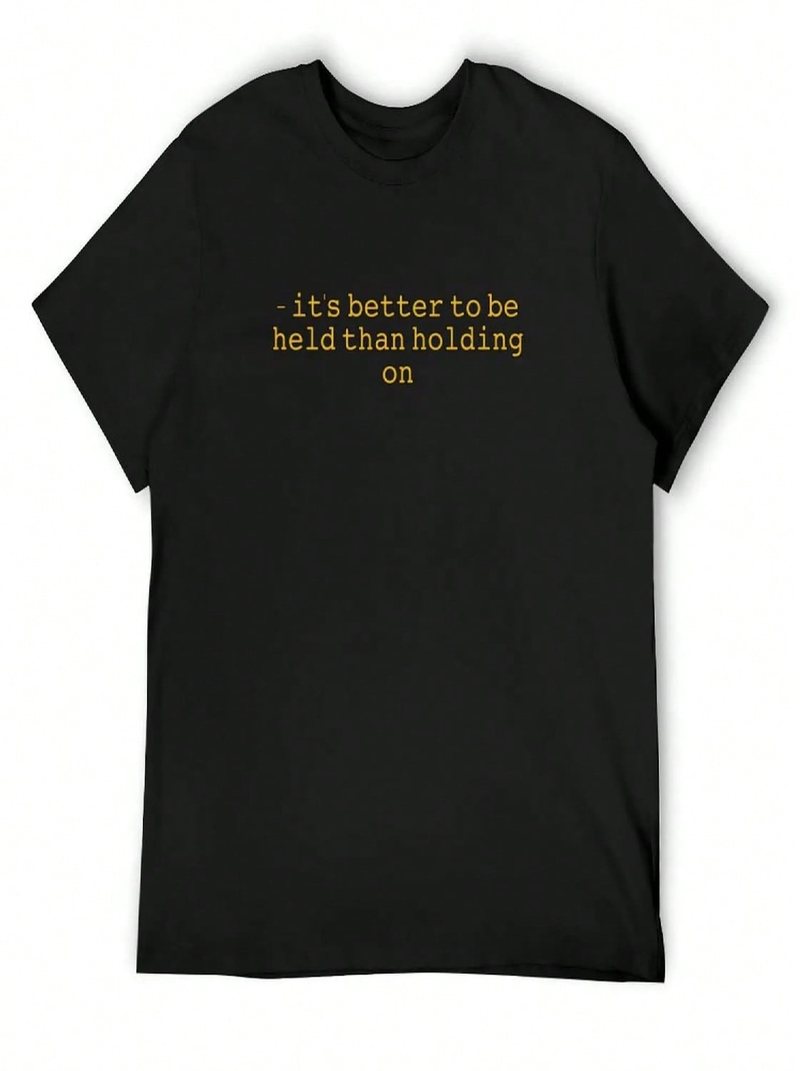 It s Better To Be Held Than Holding On Kim Woosung Cute Face Sammy The Rose Band Kpop Lyrics T-Shirt S разноцветный