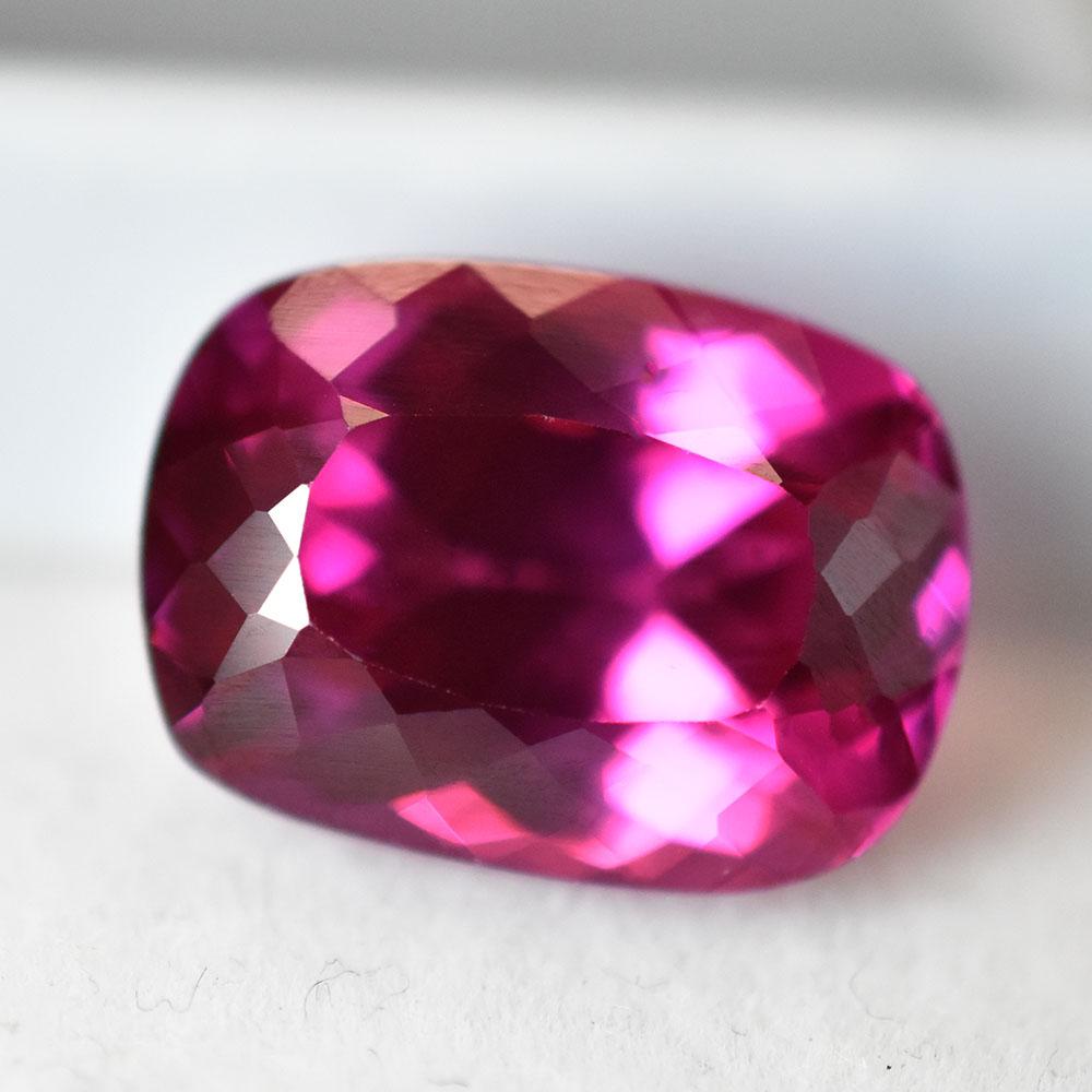Natural Pink Tourmaline Loose Gemstone 9.70 Ct Cushion Cut October Birthstone for Gem Collections