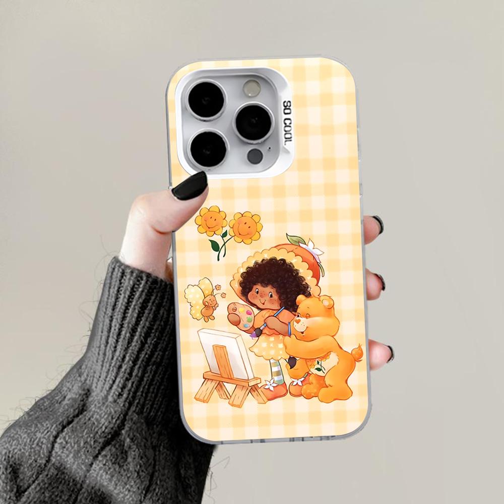 S-Strawberry Pink S-Shortcakes Phone Case For iPhone 16,15,14,13,12,11,Pro,Max,Plus,Mini,XS,SE Anti Fall Gray White Matte Bumper iPhone15