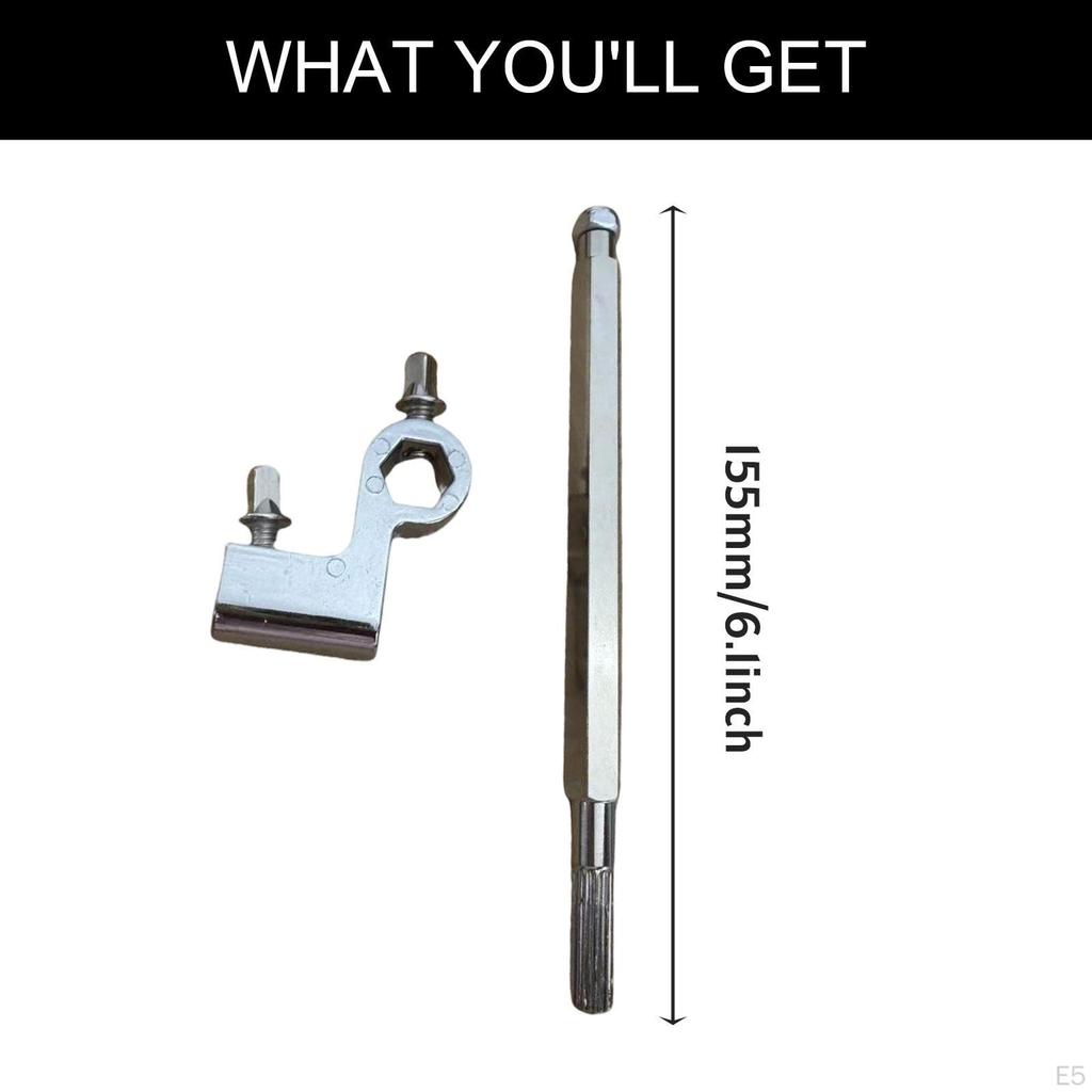 Bass Drum Pedal Chain Sprocket cam Connector Rod Percussion Instrument Parts Sturdy Professional