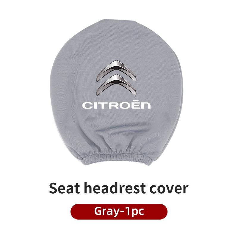 

Car Seat Headrest Cover Anti-Dirty Elastic Auto Interior Products For Citroen C5 C1 C2 Berlingo Celysee Cactus Picasso Aircross серебряный