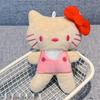 Bowknot KT Cat Plush Doll Pendant: DIY Accessories for Clothing, Bags, Shoes & Hats