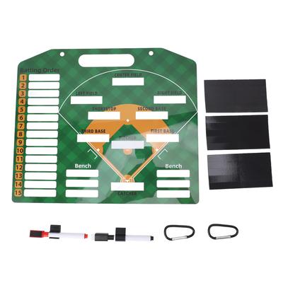 Baseball Coaching Board Professional Double Sided Reusable Dry Erase Baseball Lineup Board Magnetic