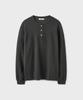 Yunionbeullu Waffle Henley L/S T-Shirt [Graphite]