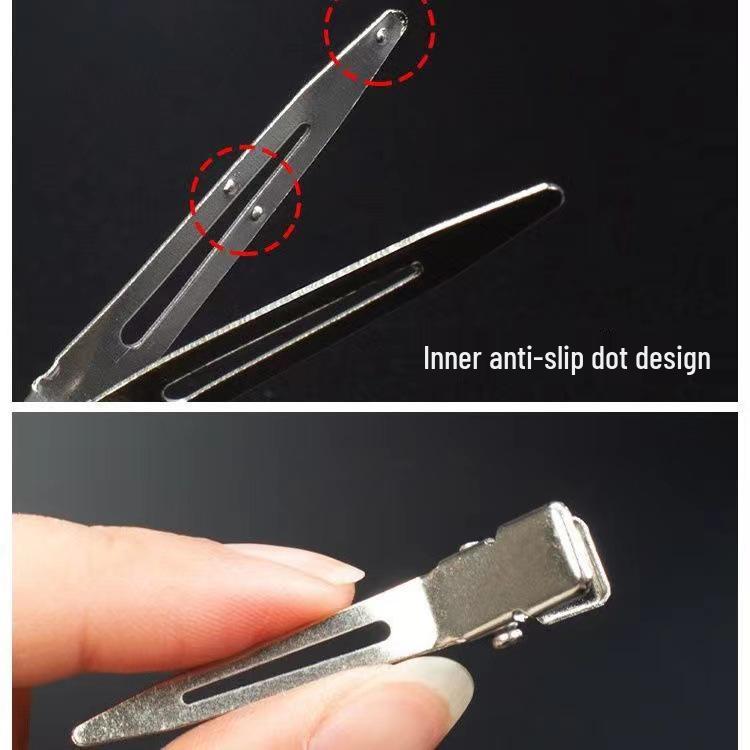 Stainless Steel Duckbill Hair Clips for Sectioning & Styling