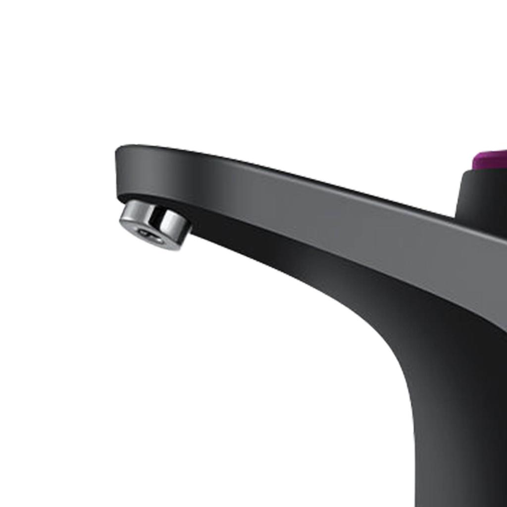 Water Bottle Dispenser BPA Free Quiet 4W 1200mAh Battery Portable Automatic Drinking Water Pump for Home Office Black