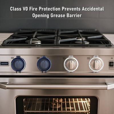 Universal Plastic Stove Knob Covers Dustproof Anti-dirty Gas Stove Knob Cover Non-slip Switch Cover Security Protection