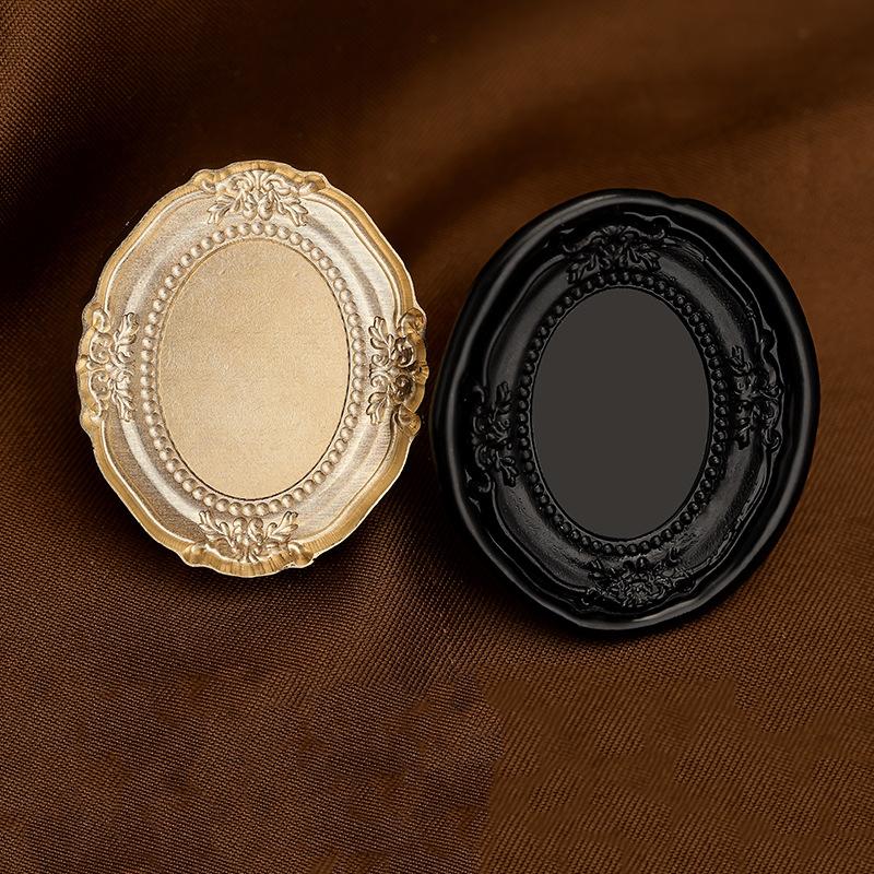 Matte Photo Frame Stamp Sealing Wax Stamp Head Fire Paint Lacquer Copper Seal Wax Stamp Heads Envelope Wedding Party Invitation