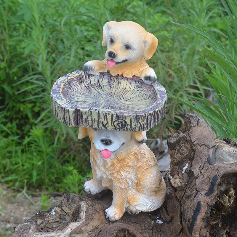 Garden Resin Decorations Animal Bird Feeder Hummingbird Outdoor Decorative Ornament Resin Crafts