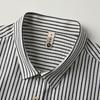 Men's Plus Size Striped Short Sleeve Shirt