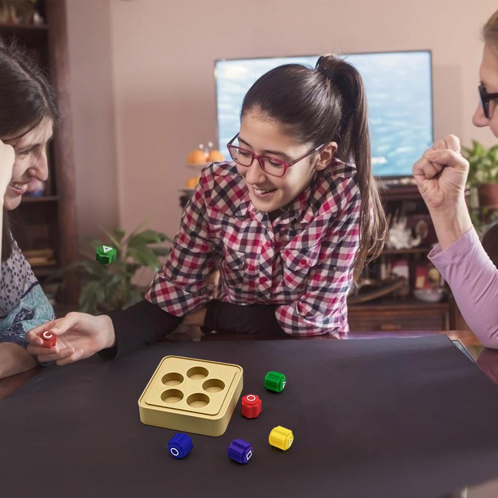 Gonggi Game Set Traditional Play Game 5pcs Stones Tossing Games with Case Korean Jack Stones Pebbles Play Game for TV Fans