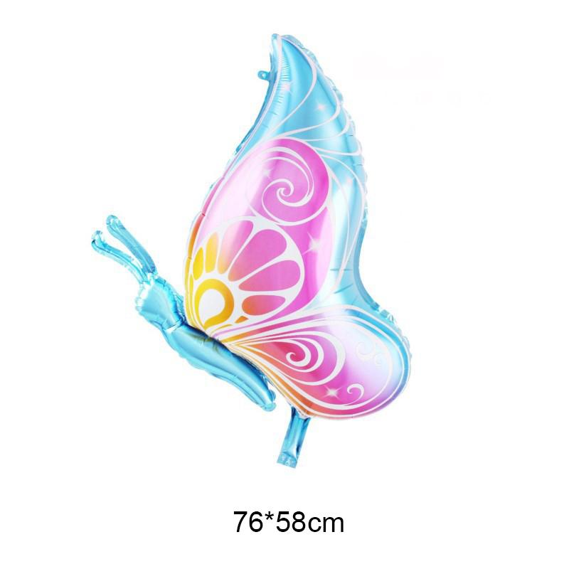 Large Butterfly Aluminum Foil Balloons Butterfly Helium Air Globos Birthday Party Decorations Baby Shower Kids Toy Photo Props 5